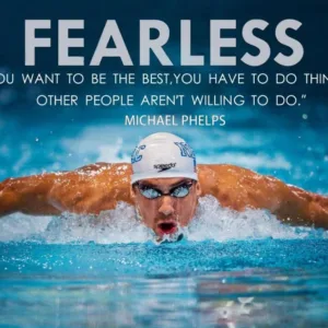 michael phelps Motivational Quotes sports Art Print Silk Poster Home Wall Decor 24x36inch