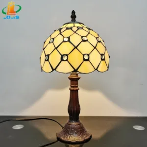 Direct Manufacturers Of Gypsophila Small Lamp Housing Children Contracted Night Light Tiffany Crysta Bedside Lamp Metal Base E27