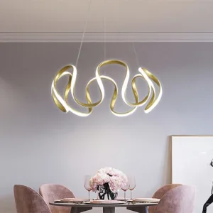 Modern Led Pendant Light Nordic Hangling Chandelier Living Bedroom Kitchen Indoor Decor Lighting Fixture Gold/black/white Lamp