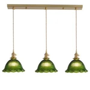 Home Decor Vintage Glass Pendant Lights For Kitchen Island Interior Antique Hanging Ceiling Lamps Nordic Suspensions Luminaire