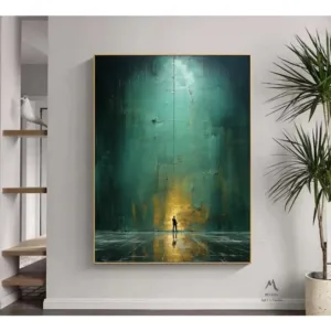 Green Minimalism Painting Green Wall Art Green Canvas Wall Art Green Abstract Painting Green Canvas Painting Green Abstract Art