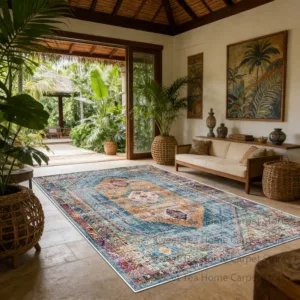 Persian New Retro Living Room Sofa Carpet Decoration Machine Washable Antiskid Bedroom Bedside Mat Soft Fluffy Office Luxury Rug