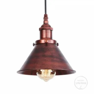 Rust Loft Vintage Industrial Pendant Light Nordic Retro Iron Lights Edison Lamp Lighting Fixture For Cafe Bar Home Lighting