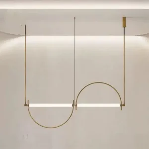 Minimalist Design Hanging Led Chandeliers Pendant Lights for Living Room Office Bedroom Indoor Home Villa