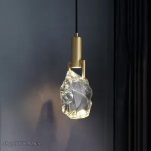 New Crystal Led Pendant lights Nordic luxury Dining Room Bar Kitchen Hanging Lamp bedroom bedside lamp suspension Deco Luminaire
