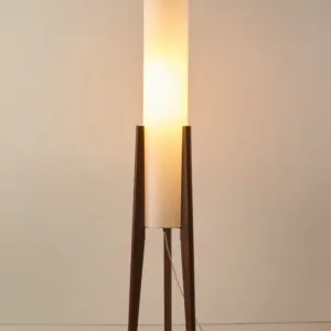 Nordic retro walnut color floor lamp, living room, solid wood personalized art, bedroom, bedside decorative lamp