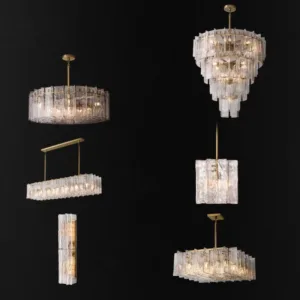 Elevate Your Living Room With Our Luxury American Retro E14 LED Chandelier High-end Pendant Light Brass Chrome Dimming Function