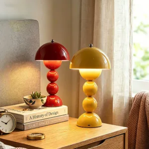 Metal Touch Switch Nordic LED Table Lamp Bedroom Bedside Flower Bud Desk Lamp Living Room Dining Table Decoration LED Light