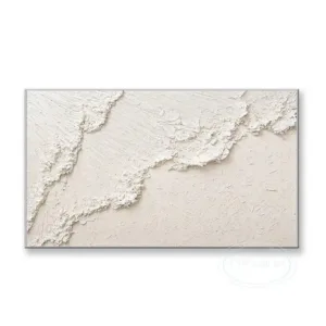 Ocean Wave Beach Abstract Art Pure Hand drawn Oil Painting Home Decoration Restaurant for Living Room Bedroom Wall Decoration