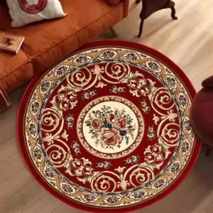 Round Persian Round Mat Round Carpet Bathroom Mat Home Decor Living Room Kitchen Rug Rugs for Bedroom Gift