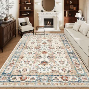 Retro Carpet for Living Room Persian Boho Decor for Room Balcony Rug Large Luxury Bed Room Decoration Home Mats Bedside 160x230