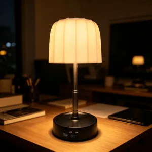 Portable Cordless LED Table Lamp USB Port, Touch Control Lamp Outdoor Table Lamp for Camping Bedroom Patio Bedside Night Lamp