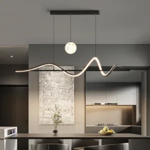 Modern LED pendant light, dining room, kitchen, living room, white/black hanging pendant light, home decoration lighting fixture
