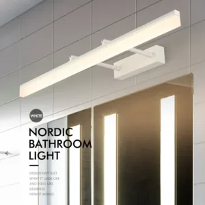 LED Mirror Light 40cm 12W AC90-240V Waterproof Modern Cosmetic Acrylic Wall Lamp for Bathroom Mirror Lamp Light Sconce Lamp