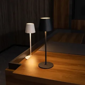 Scalable Retro LED Lamp Touch Three-Color Temperature USB Rechargeable Decorative Table Lamp for Bar Restaurant Bedroom Living R