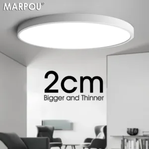 MARPOU 2cm Ultra-thin LED ceiling light 24W 28W 38W warm white cold white neutral white indoor modern lighting Decoration Home