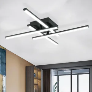 New Modern Led Ceiling Lights Black Ceiling Lamp for Living Room Bedroom Studyroom Led Lights for Room Ceiling Light Fixtures