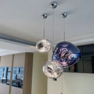 Nordic LED Lava Ceiling Pendant Lamp Glass Pendant Lights Modern Lighting Living Room Indoor Decor Home Fixtures Kitchen Hanging