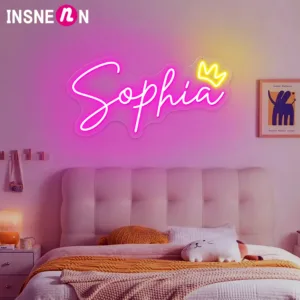 Custom Led Name Sign Gift for Kid Custom Name Signs Teenage Gift Led Neon Sign for Wall Decor Bedroom Decor Personalized Gifts