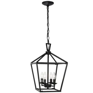 American Chandelier Retro Industrial Style Farmhouse Country Style Restaurant Bar Table Lamp Kitchen Corridor Iron Light