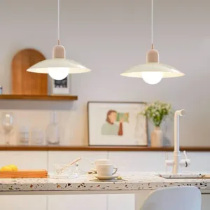 Mid-style Nordic Color Macron Cining Room Bedroom Lighting Chandelier Simple Modern Bauhaus Dining Table Chandelier Study Lamp