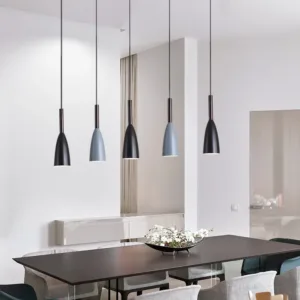 Modern Nordic Pendant Lights Simple Lamps Multicolor Minimalist Hanging Lamps E27 Edison Bulb for Kitchen Dining Bedroom
