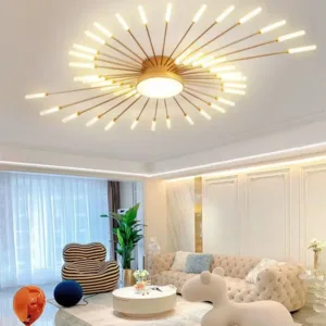 Creative Fan Shaped LED Ceiling Lamp Modern Living Room Light Home Decor Dining Bedroom Kids Room Interior Ceiling Pendant Lamp