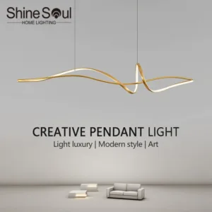 Modern LED Pendant Light Aluminum Living Room Dining Room Dining Table Droplight Bar Counter Kitchen Island Room Decor Lighting