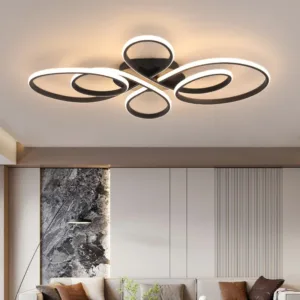 Low Floor Living Room Ceiling Lights Remote Control Modern LED Surface Mounted Light Fixture Dining Room led Ceiling Lamps Dimme