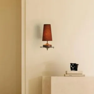 Modern Fabric LED Wall Lamp 2025 New Nordic Minimalist Style Bedroom Bedside Reading Light Living Room Creative Home Decor