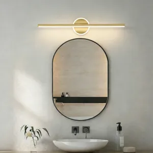 Modern LED Wall Lamp Minimalist Lines Texture Metallic Black Gold For Bedroom Vanity Lighting Bathroom Mirrors Hallways Entryway