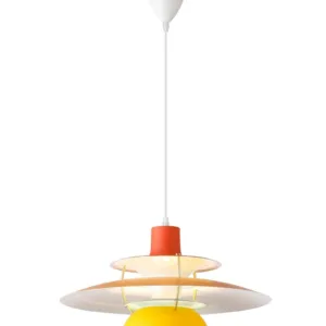 Modern LED Pendant Light Danish Design Umbrella Gradient Color Chandeliers Lighting Home Decoration