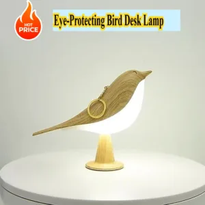 Rechargeable Led Lamp Lampe Design Wooden Bird-shaped Night Lamp Bedside Lamps Mood Light Mid-century Lighting Home Decor Items