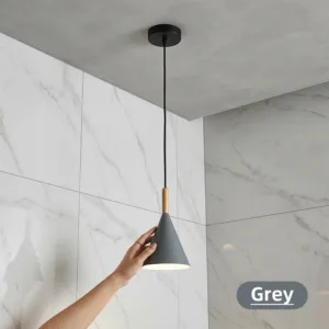 Modern Nordic Pendant Lights Simple Lamps Multicolor Minimalist Hanging Lamps E27 Edison Bulb for Kitchen Dining Bedroom