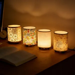 Vintage Desktop Small Lamp with Rustic Style Decoration, Suitable for Bedrooms, Living Rooms or Offices, Valentine's Day Gift