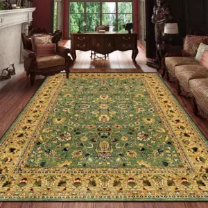 Vintage Persian High-end Luxury Carpet Living Room Sofa Washable Rug Home Decoration Large Bedroom Rug Non-slip Coffee Table Mat