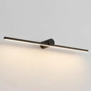 Modern LED Linear Vanity Light, Minimalist Black Picture Light 3-CCT Adjustable Makeup Lamp for Washroom Bedroom Dresser Artwork