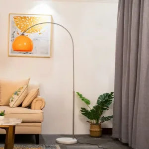 Minimalist Luxury Mini Arc Adjustable Metal Floor Lamp LED Reading Light Living Room Study Home Decor Novelty New Energy Saving