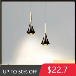 Modern Led Pendant Light Fixture Design Hanging Lamps Luminaire Bedroom Bedside Living Room Kitchen Dining Lighting Home Decor