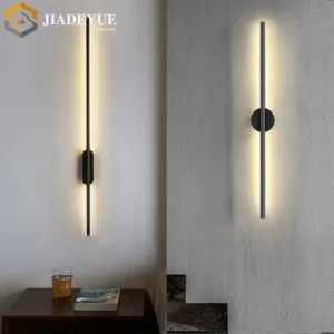 Modern LED Long Wall Lamp Nordic Minimalist Living Room Sofa TV Bedroom Bedside Lamp Indoor Wall Lamp