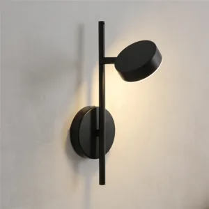 Nordic Simple Wall Lamp LED Rotation Adjustable Metal Wall Lights Bedroom Living Room Aisle Study Reading Gold Black Wall Lamps
