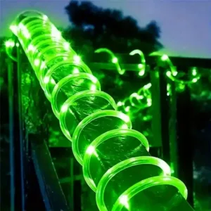 1pc Solar LED Tube Light 100LED Tube Rope String Light 8 Modes with Outdoor PVC Tube Light Solar Fence Light For Home Garden Yard Party Party Decoration