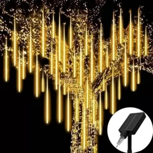 30/50cm Solar LED Meteor Shower Light Holiday String Light Waterproof Fairy Garden Decor Outdoor Led Street Garland Christmas