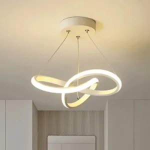 DARHYN Modern LED Pendant Light Creative Hanging Light Irregular Streamlined Design Suitable For Indoor Lighting In Restaurants