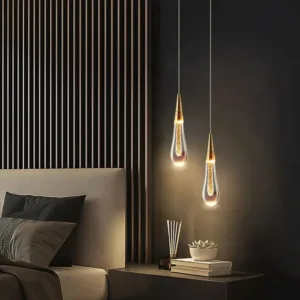 Modern LED Pendant Lights Bedroom Living Room Crystal Light Hanging Chandelier Restaurant Lighting Led Pendant Lamps Home Decor