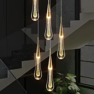 Crystal LED Pendant Lights Interior Lighting For Home Dining Table Hanging Lamp Bedside Living Room Decoration Pendant Light
