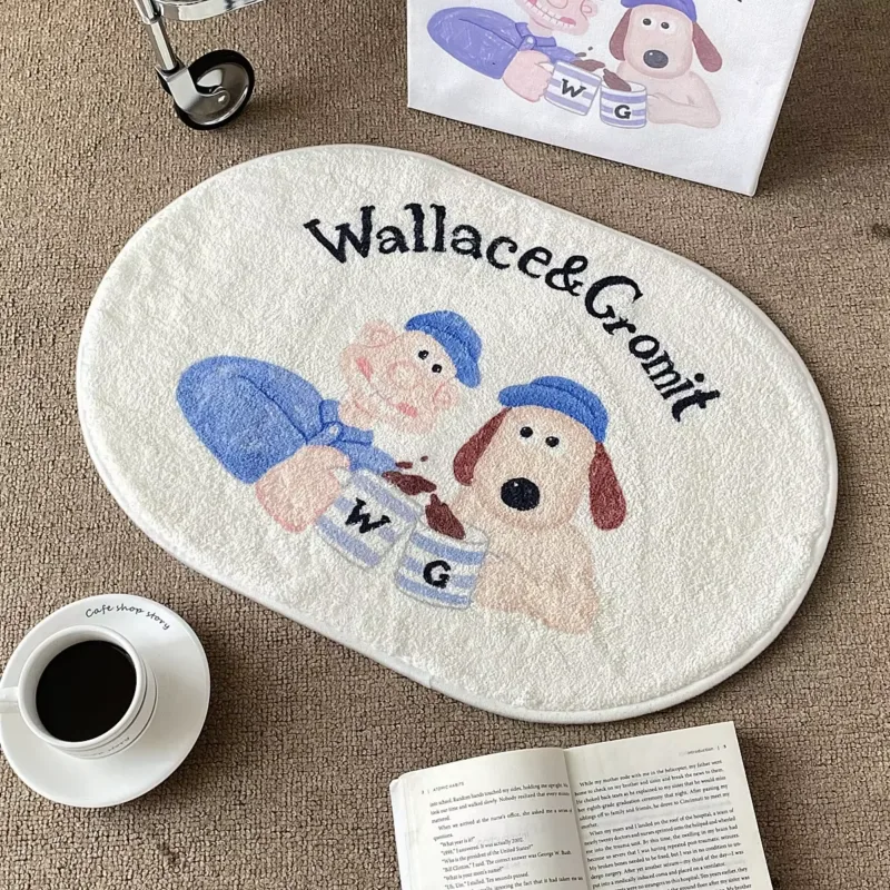 VIKAMA Simple Carpet Coffee Shop Carpet Living Room Rug For Bedroom Entrance Hall Doormat Bedroom Decoration  Bathroom Floor Mat