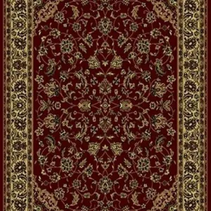Classic Red Oriental Area Rug Elegant Floral Pattern Persian Style Carpet for Living Room Home Decor Machine washable