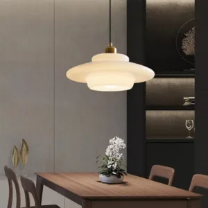 Vintage Glass Pendant Light White For Living Room Dining Room Restaurant Coffee Shop Bar Study Room Indoor Decorative Chandelier