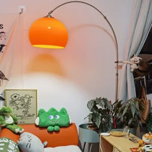 Modern Minimalist Creative Shape Decor Dimmable Arc Floor Standing Lamps for Living Bedroom Bedside Floor Table Home Decoration
